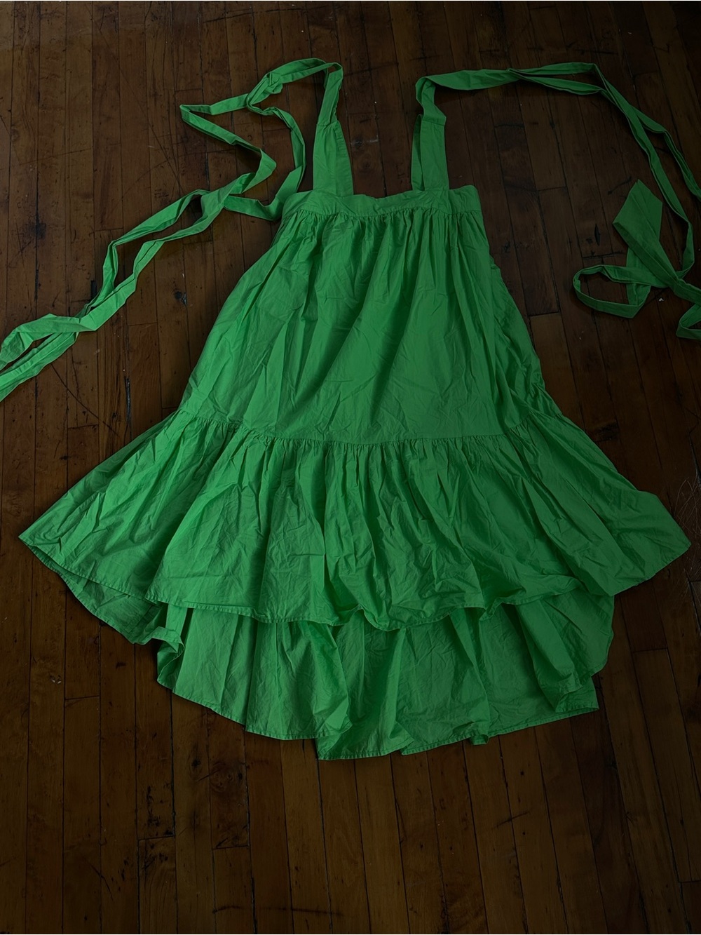 Christopher John Rogers X Target Green Ruffled Sundress with Ties